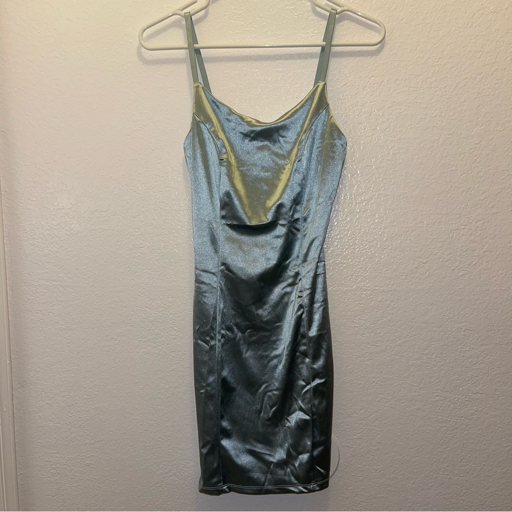 Satin Mini Dress